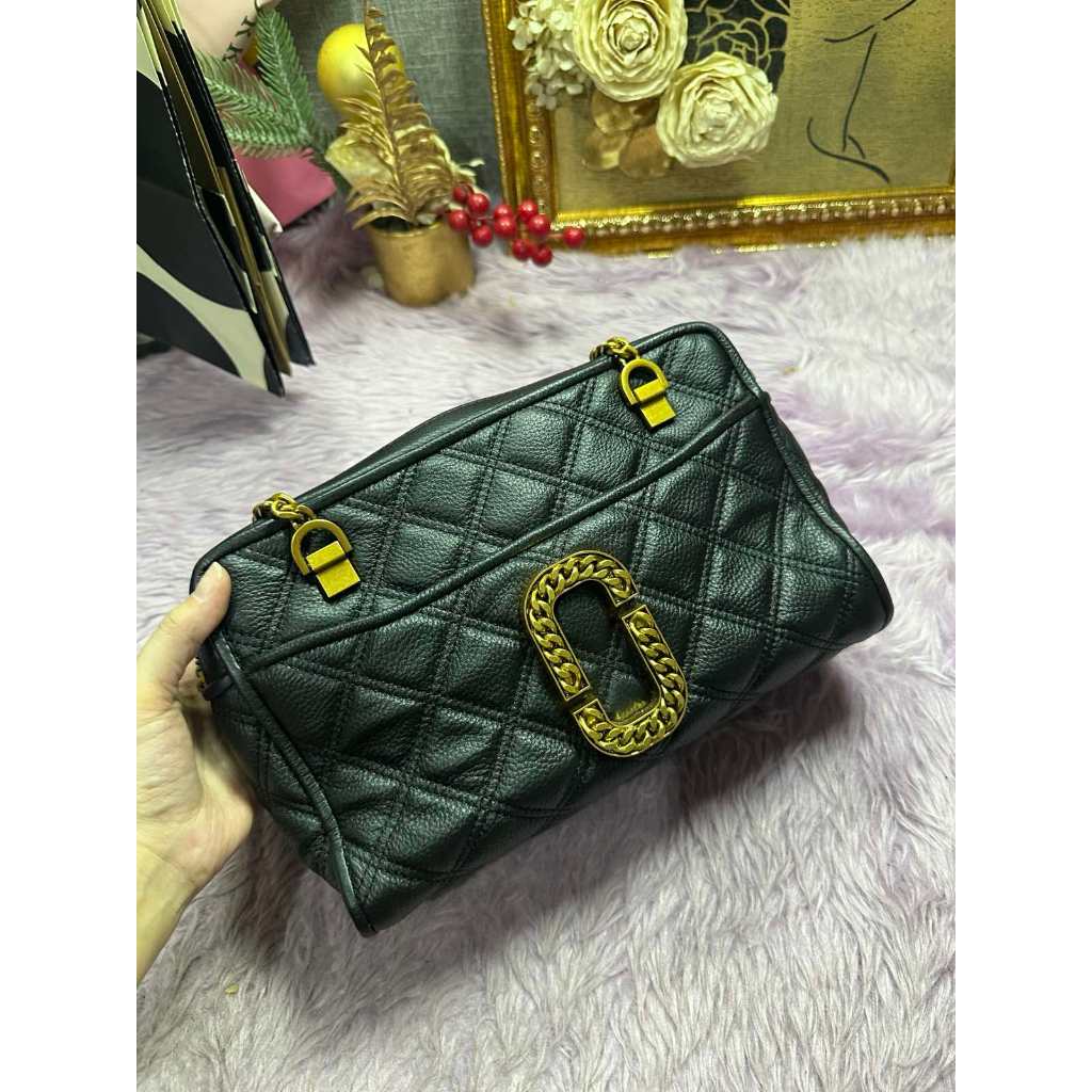 ORIG Preloved MJ RARE The Status Shoulder Black Bag