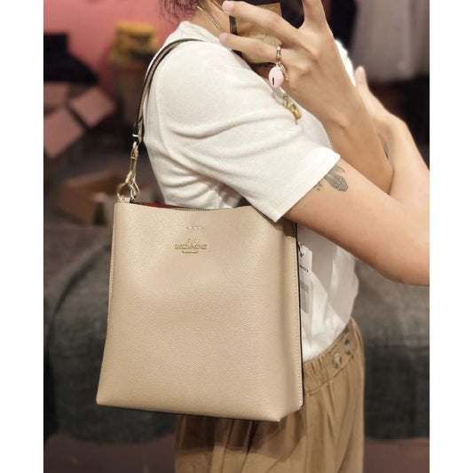 ORIG Preloved CCH Mollie Bucket Beige Bag 22