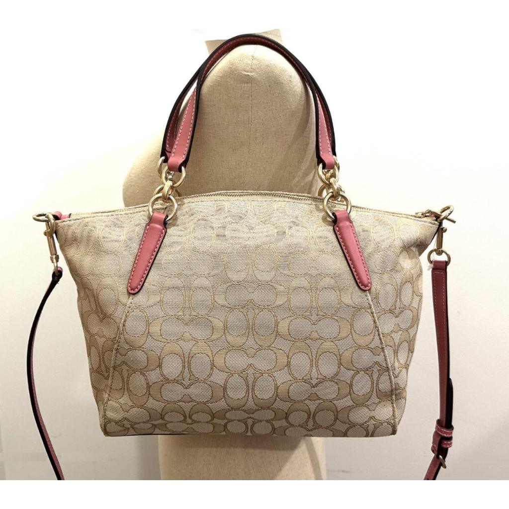ORIG Preloved CCH Signature Small Kelsey Satchel Pink Bag
