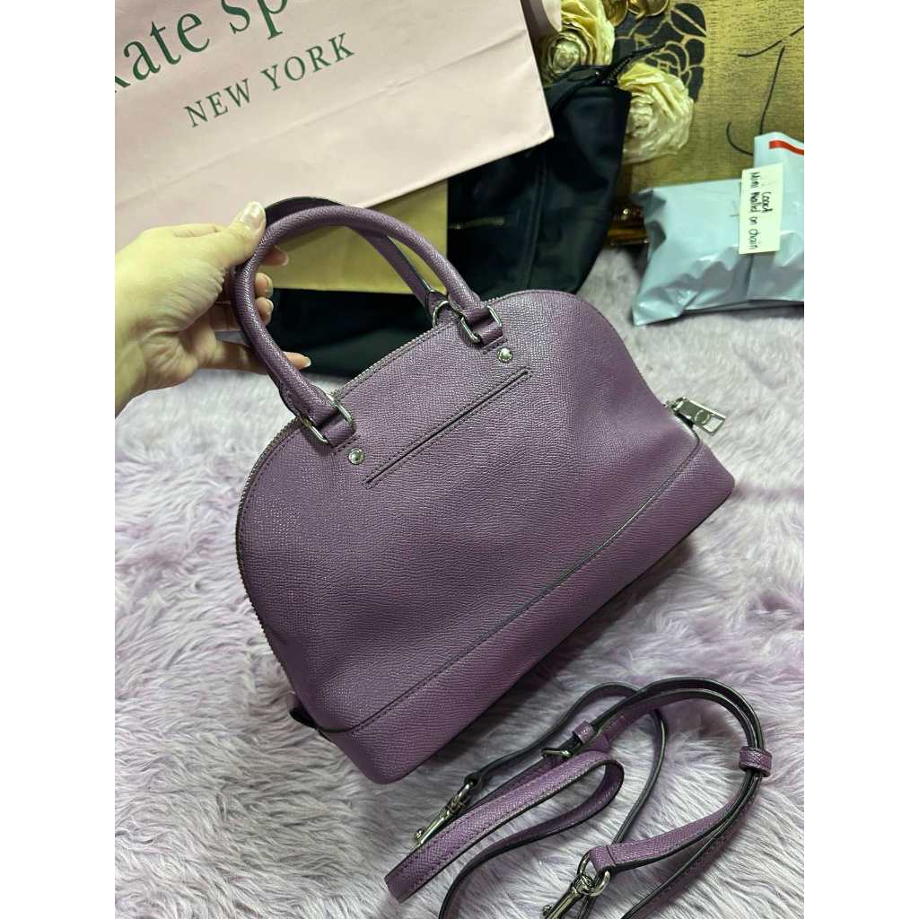 ORIG Preloved CCH Mini Sierra Satchel Dome Bag Dusty Lavender Purple