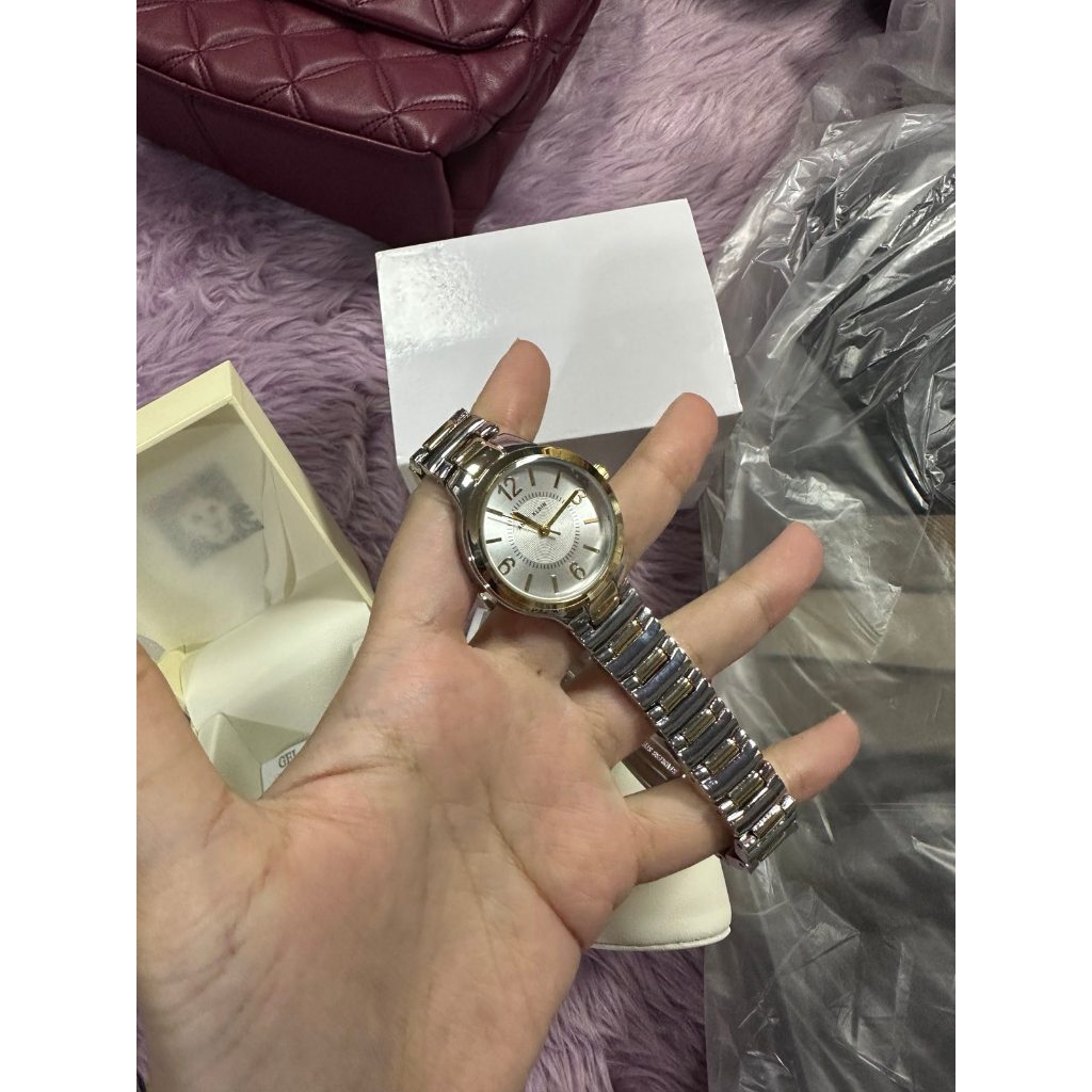 ORIG & IMPORTED AK Klein Two-Tone Gold/Silver Watch 5297svtt