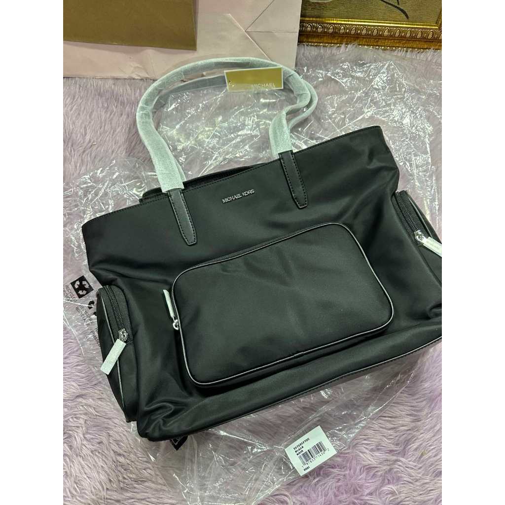 ORIG & IMPORTED MK Khai Large Nylon Tote Black Baby Bag