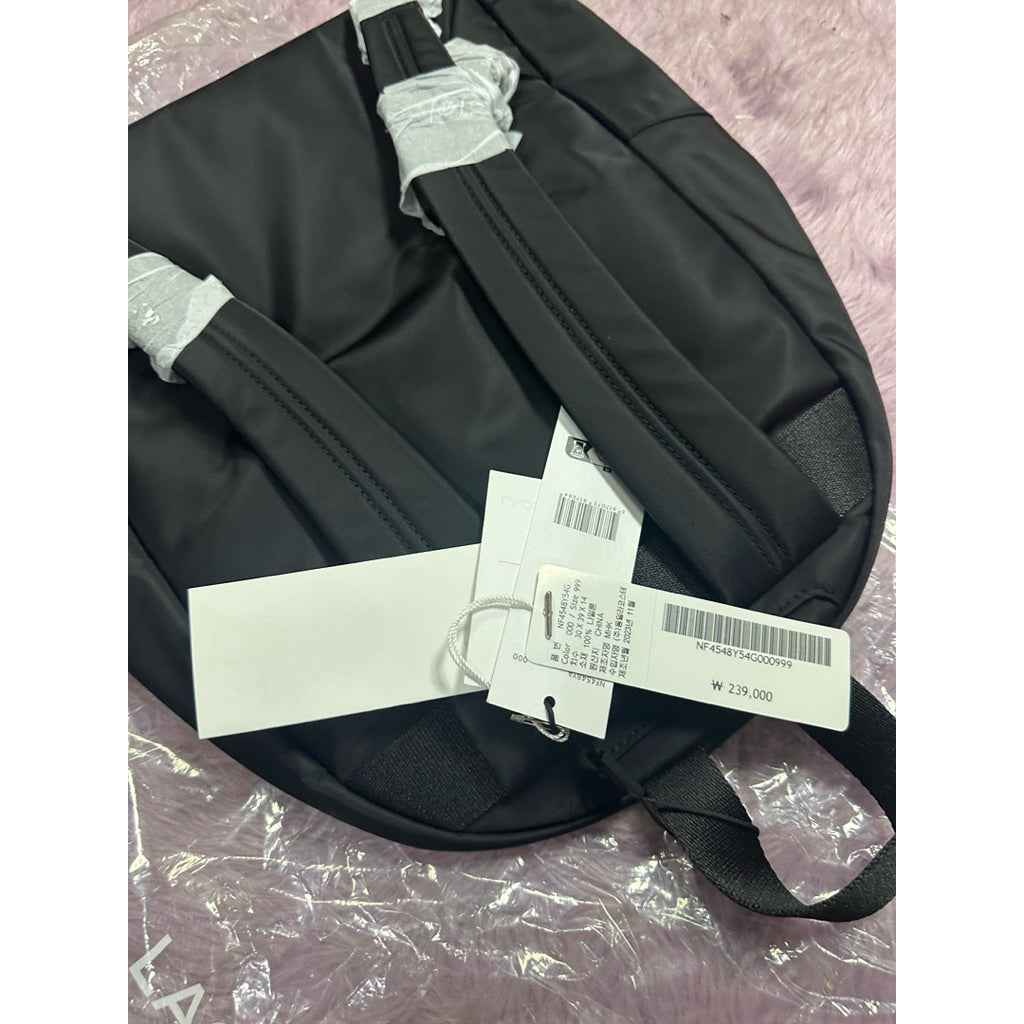 ORIG & IMPORTED Lacoste Easy Backpack Nylon Medium Black Bag