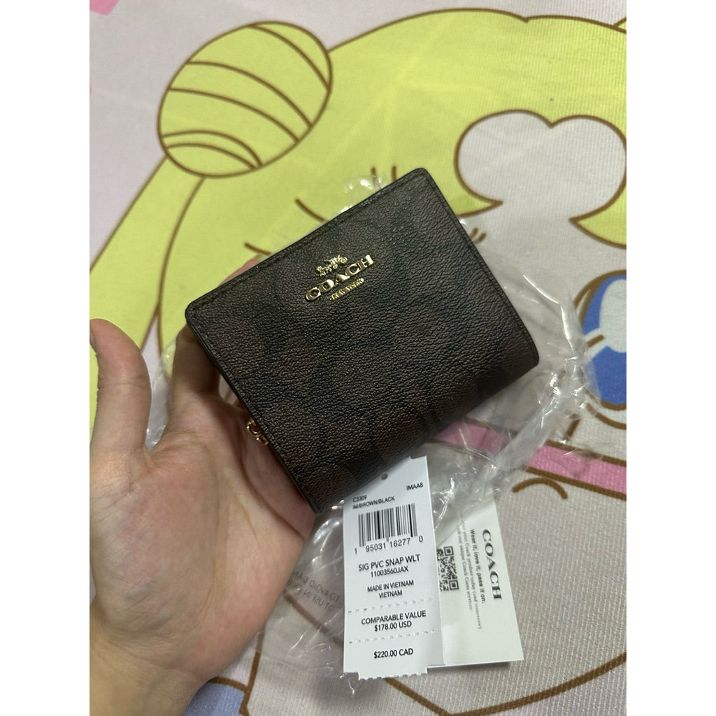 ORIG & IMPORTED CCH SMALL SNAP WALLET COIN PURSE