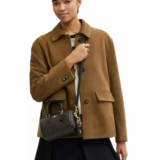 ORIG Preloved CCH Mini Rowan Crossbody Bag in Signature Canvas Brown