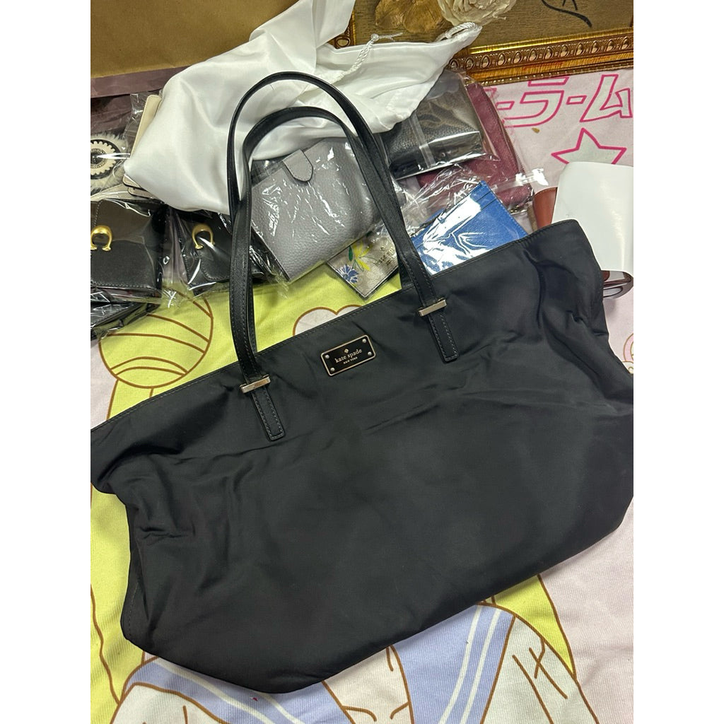 ORIG Preloved KS Blake Avenue Margareta Large Travel Tote Black Bag