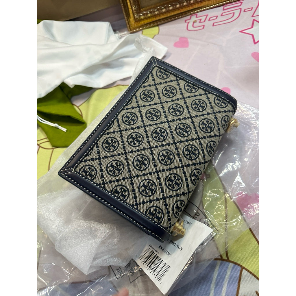 ORIG & IMPORTED Tory TB T Monogram Small Jacquard Shoulder Bag