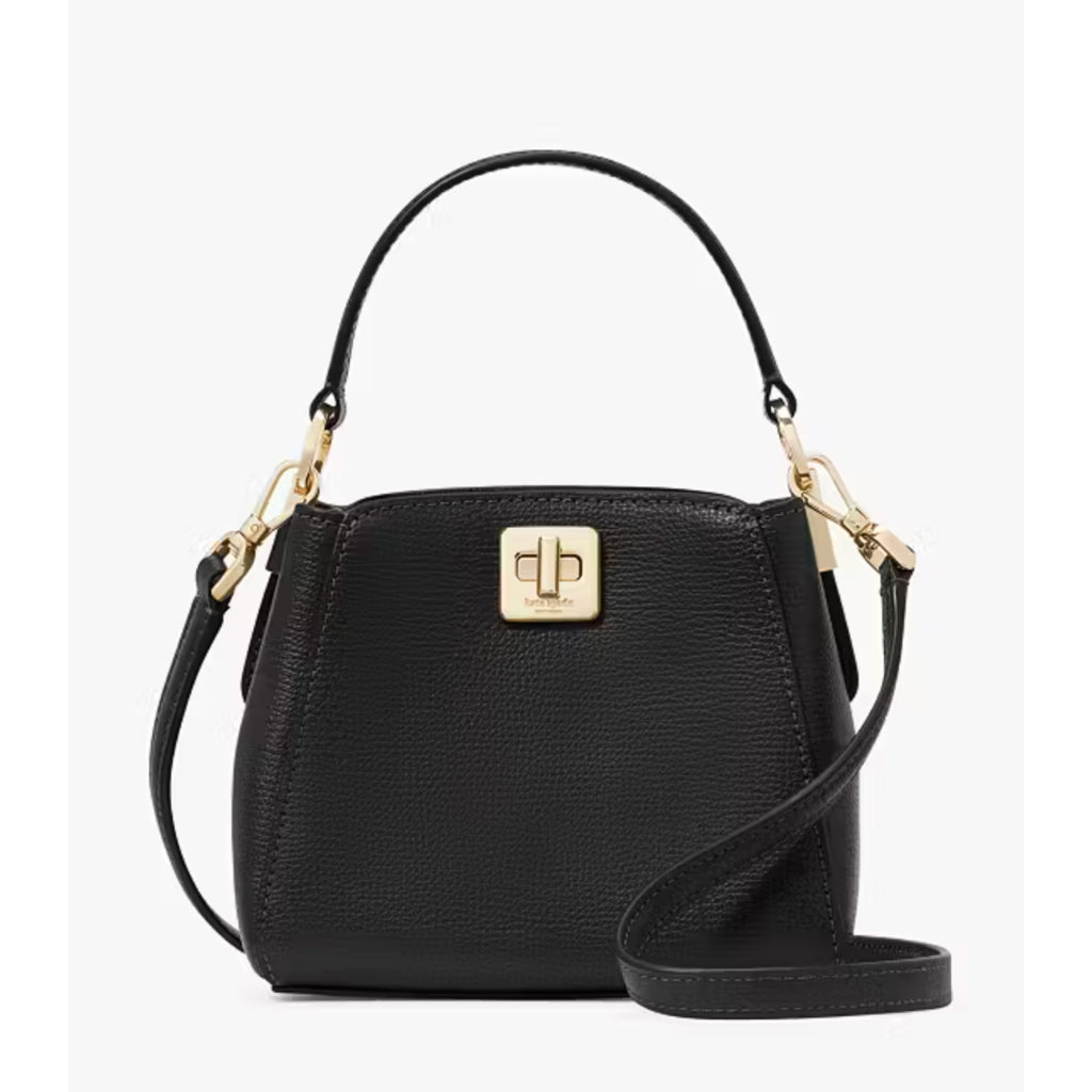 ORIG & IMPORTED KS Phoebe Mini Top Handle Crossbody Pink Black Bag