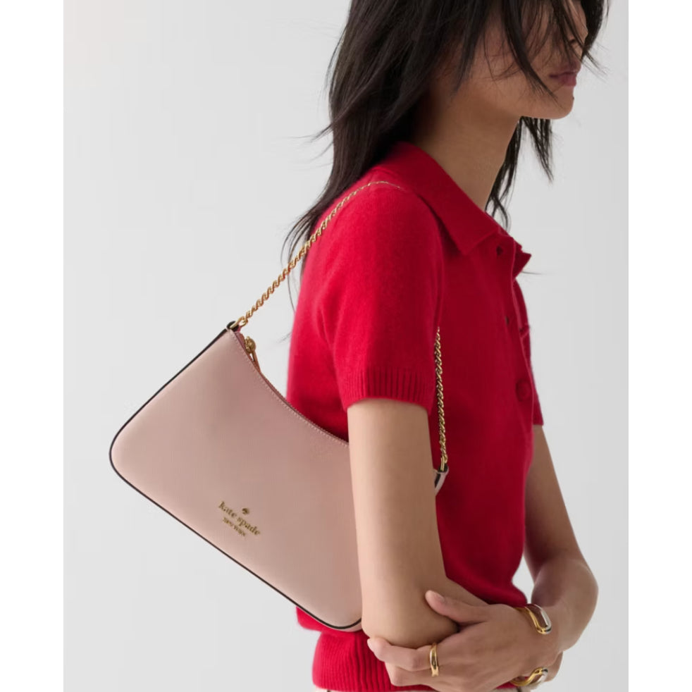 ORIG & IMPORTED KS Margot Convertible Medium Crossbody Beige/Taupe Chain Shoulder Bag