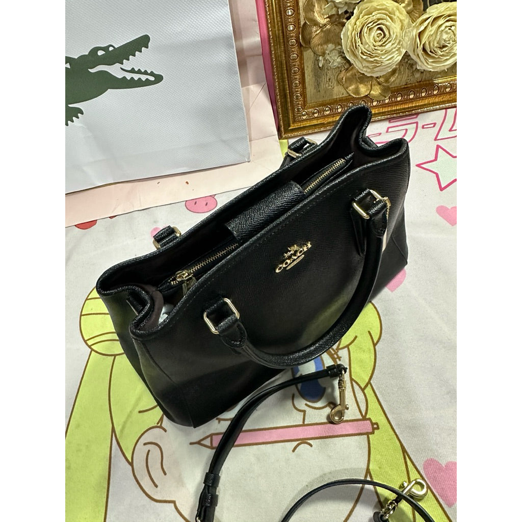 ORIG Preloved RARE CCH Margot Carryall Leather Satchel Black bag