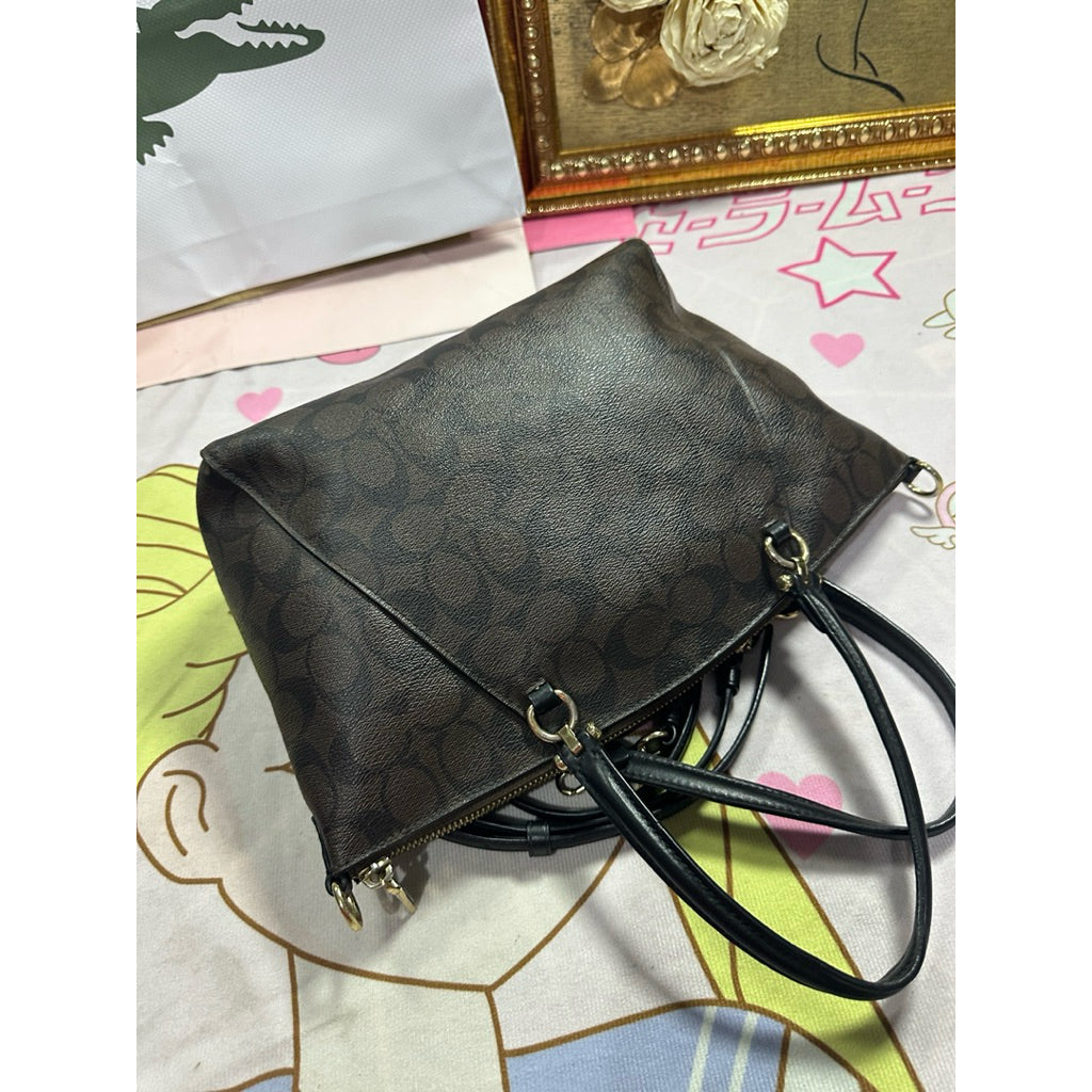 ORIG Preloved CCH Prairie Satchel Bag In Brown/Black