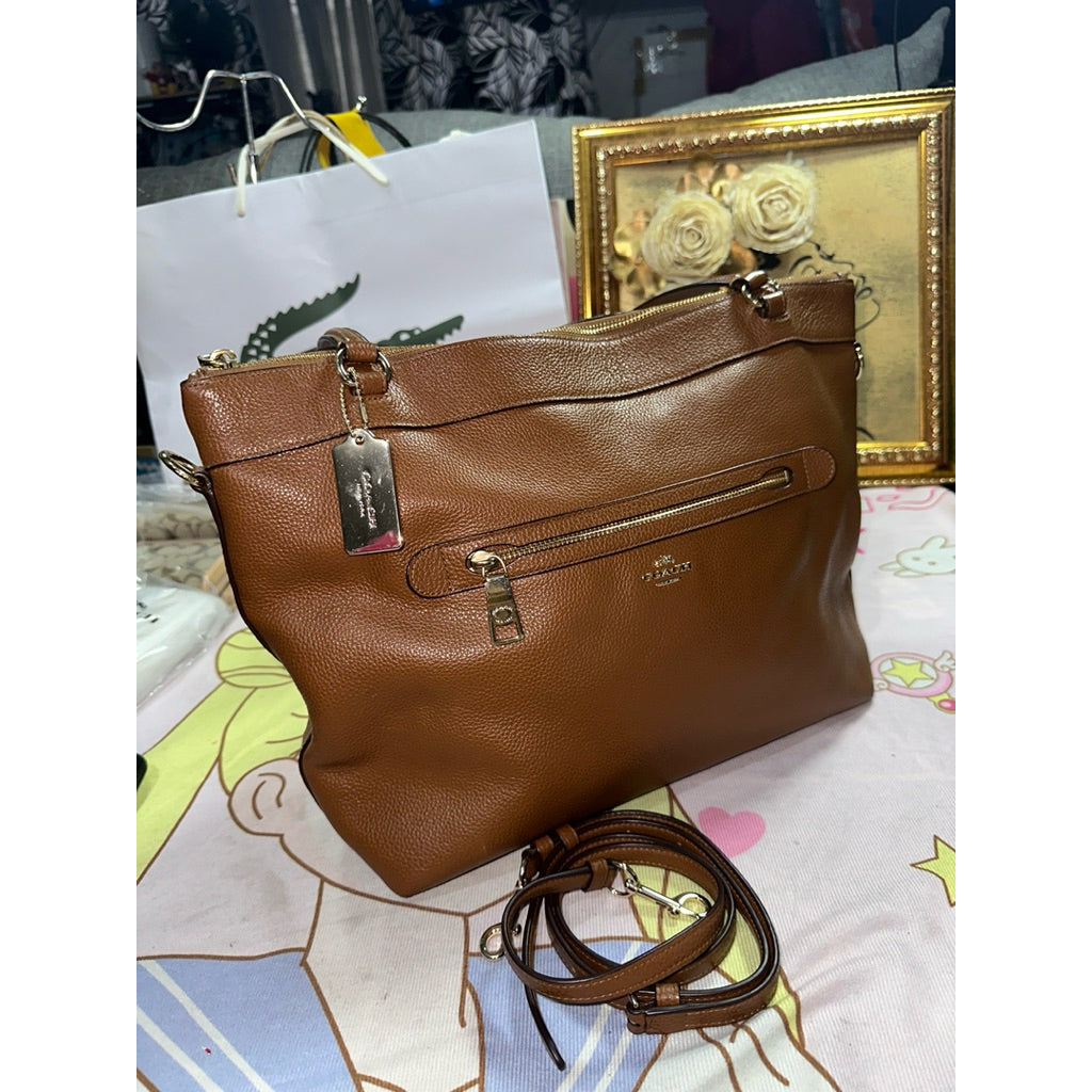 ORIG Preloved CCH Tyler Shoulder Hobo Crossbody Large Tote Brown Bag