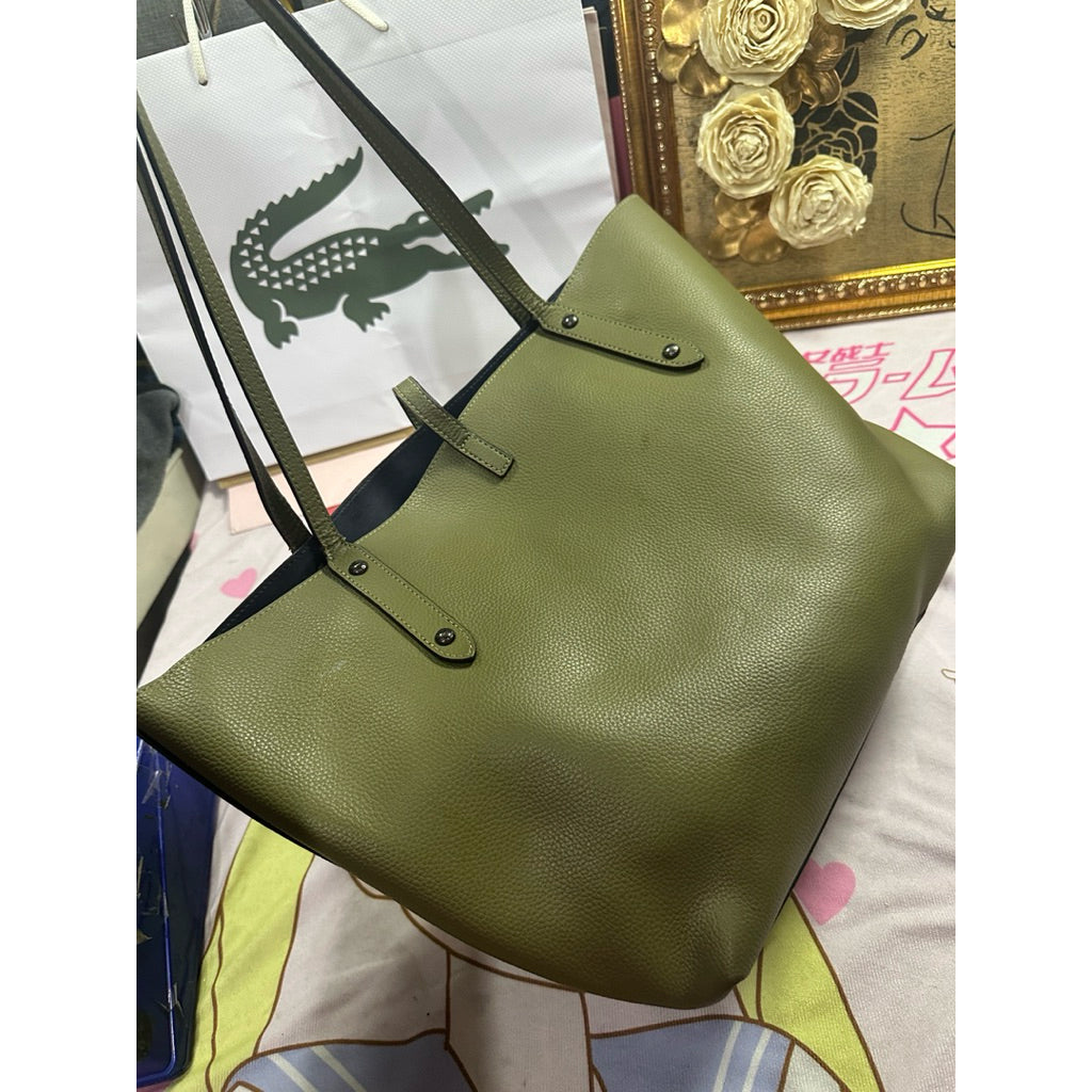 ORIG Preloved CCH Market Green Large Tote Bag