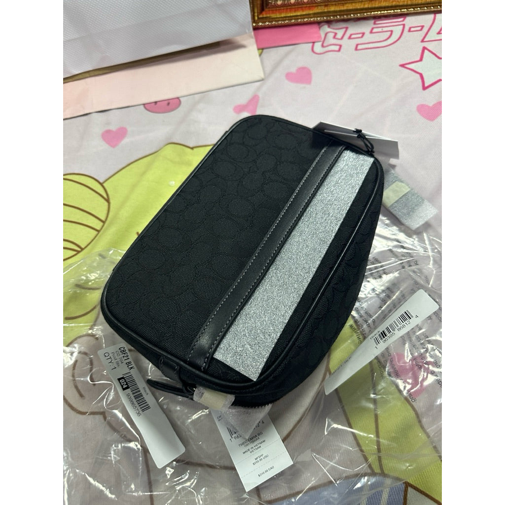 ORIG & IMPORTED CCH Theo Camera Bag In Signature Jacquard Men Black Camera Bag