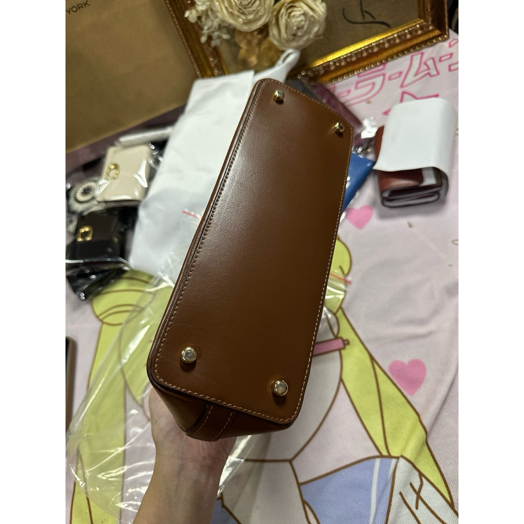 ORIG Preloved CCH Mini Sierra Satchel Bag in Khaki Brown Saddle