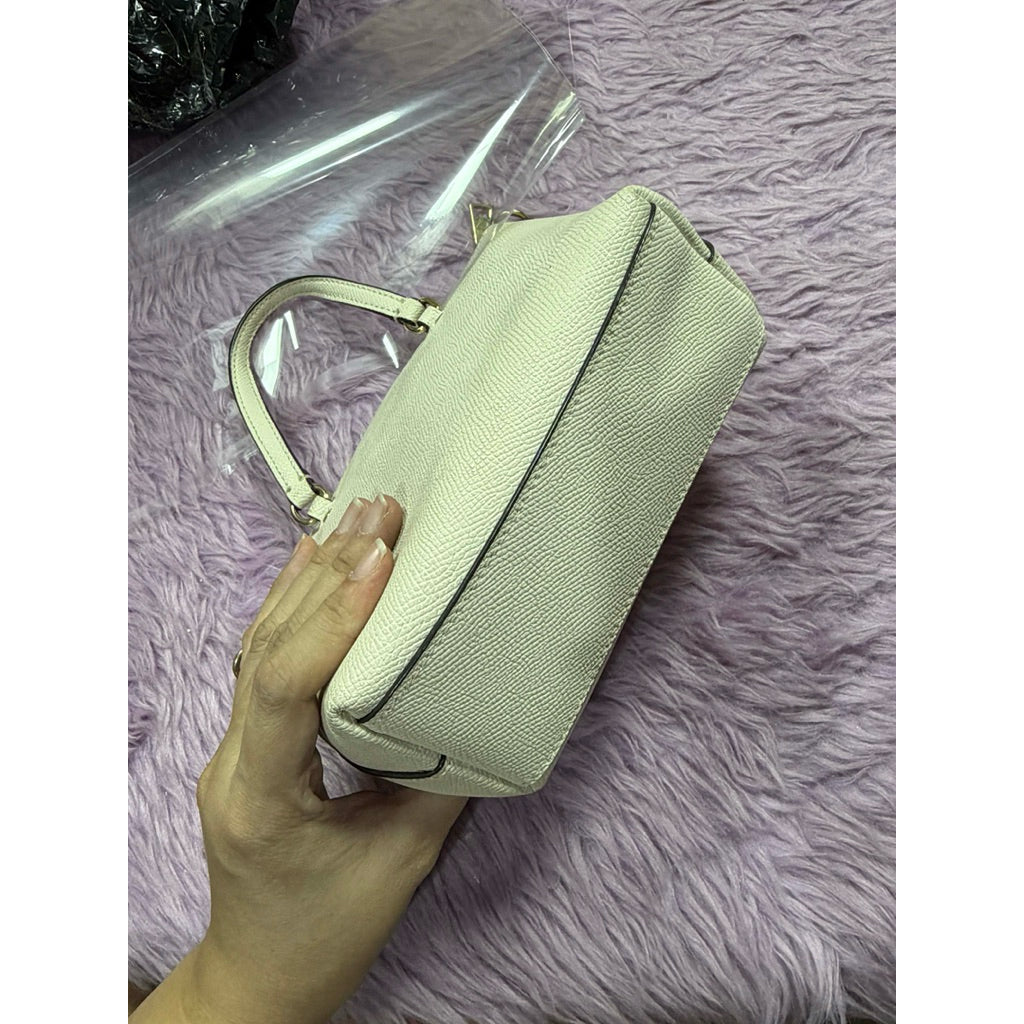 ORIG Preloved CCH Mini Gallery Crossbody Bag Chalk White