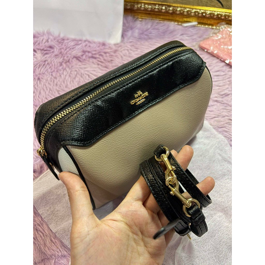 ORIG Preloved CCH Bennett Crossbody Small Taupe Bag
