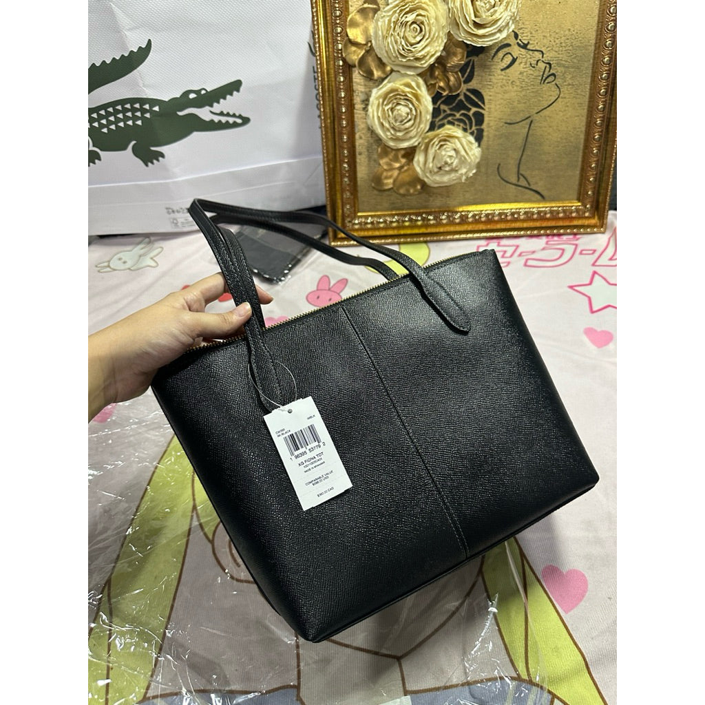 ORIG & IMPORTED CCH Fiona Zip Small Tote Bag Black