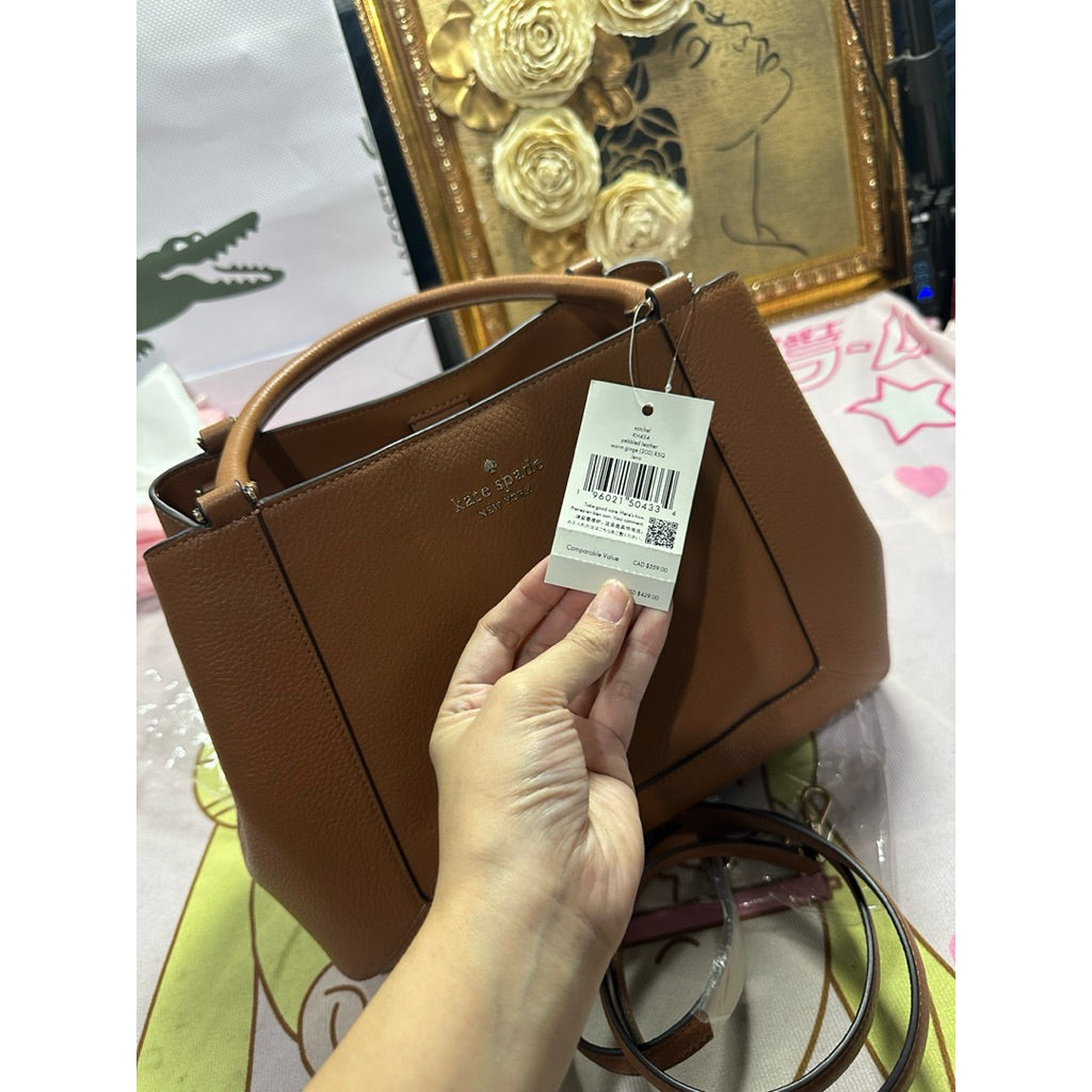 ORIG Preloved KateSpade Lena Satchel Brown bag