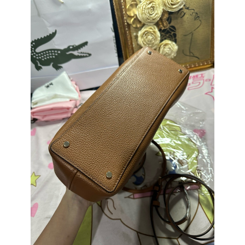 ORIG Preloved KateSpade Lena Satchel Brown bag