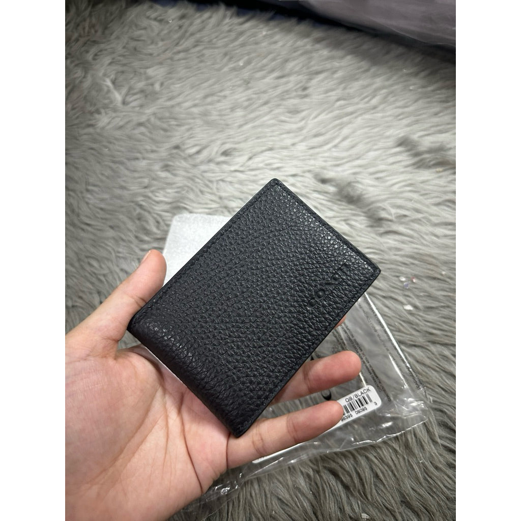 ORIG & IMPORTED CCH Compact Small Slim Bifold Men's Wallet Black