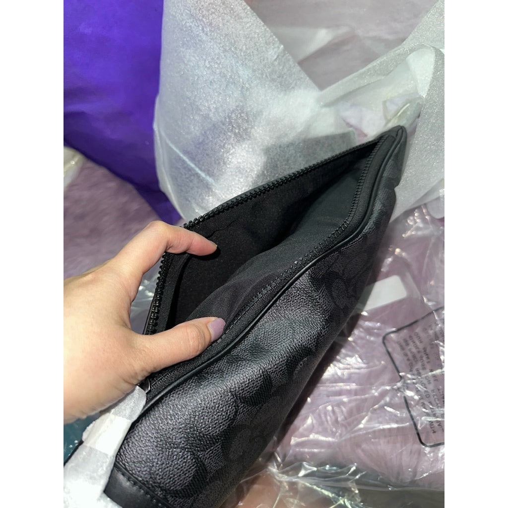 ORIG & IMPORTED CCH Dominic Sling Pack Men Black Body Bag In Signature Canvas