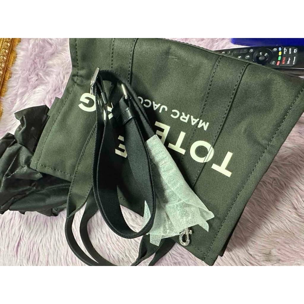 ORIG & IMPORTED MJ The Canvas Medium Tote Black Bag