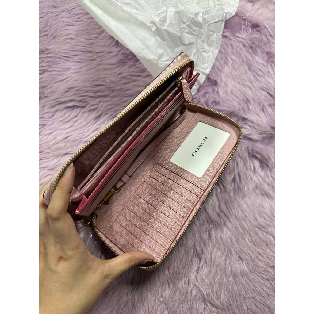ORIG & IMPORTED CCH Continental Long Pink Wallet Wristlet