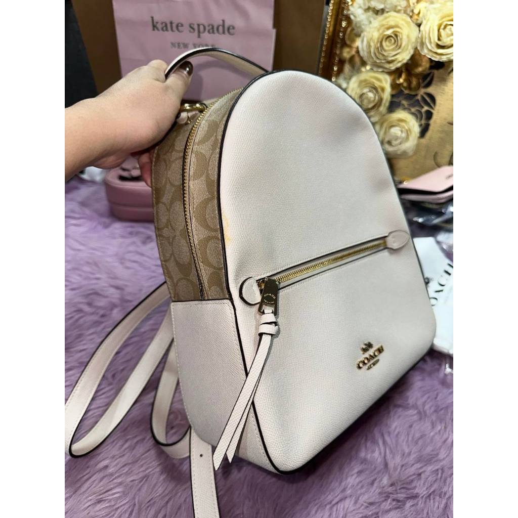 ORIG Preloved CCH Jordyn Leather Backpack White Bag