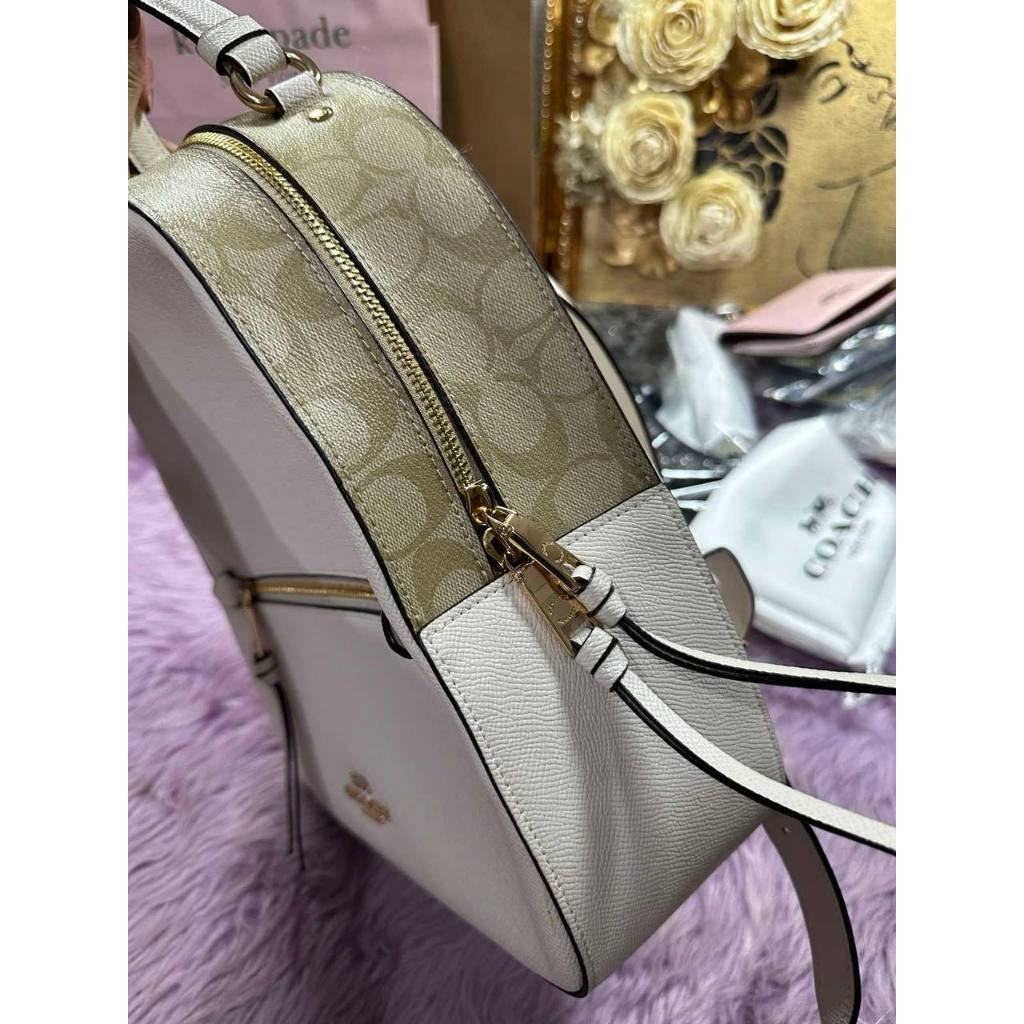 ORIG Preloved CCH Jordyn Leather Backpack White Bag