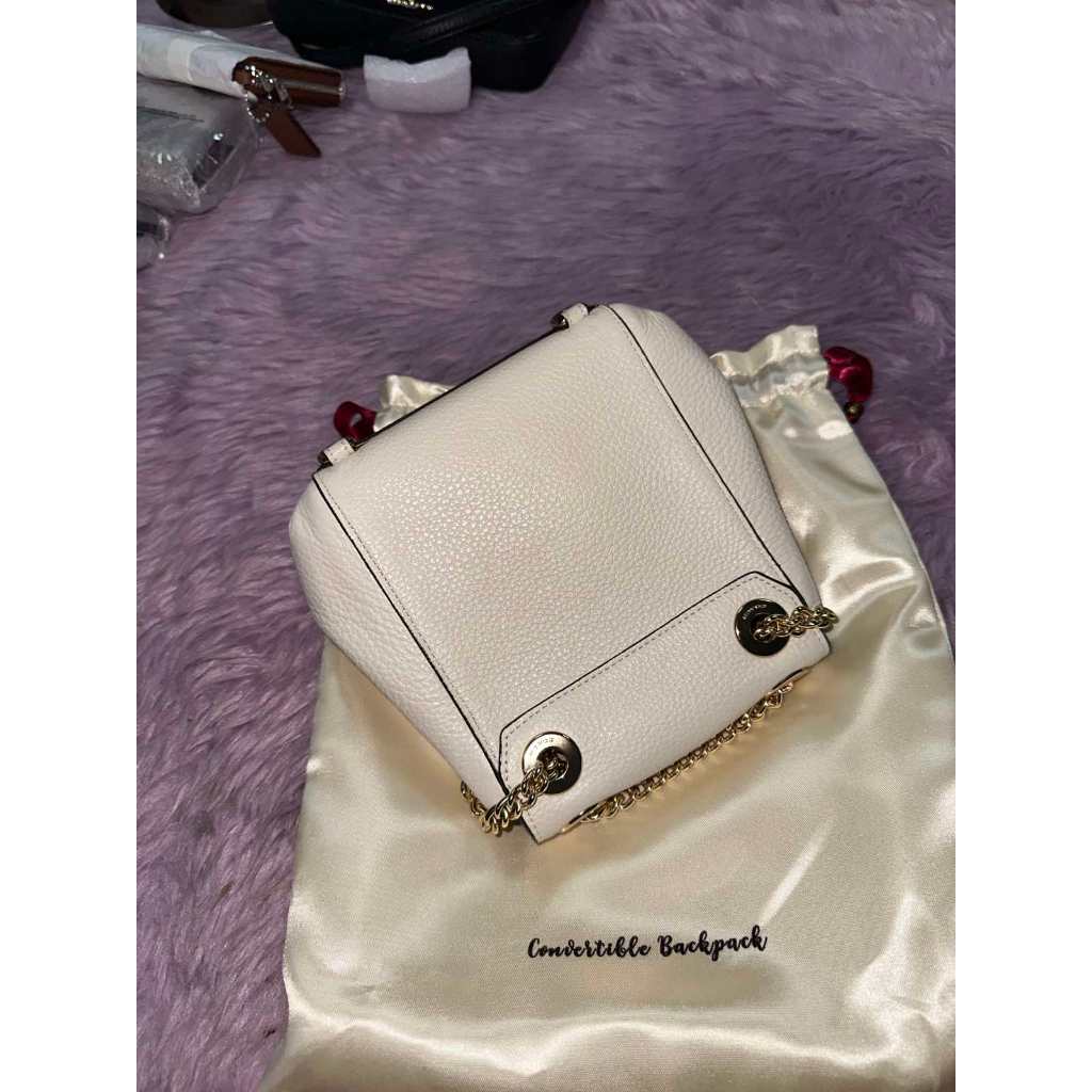 ORIG Preloved RARE CCH Convertible Backpack Small White Bag