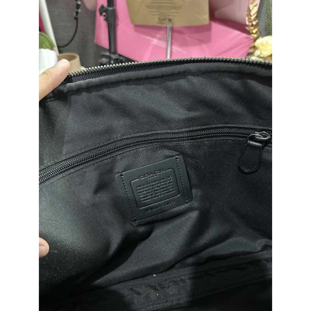 ORIG Preloved Coach Liam Compact Briefcase Laptop Black Men's bag
