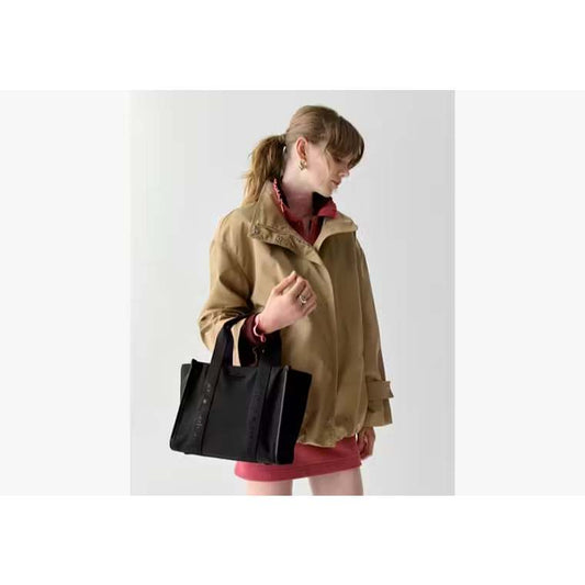 ORIG & IMPORTED KS Kip Nylon Small Tote Black Pink Bag