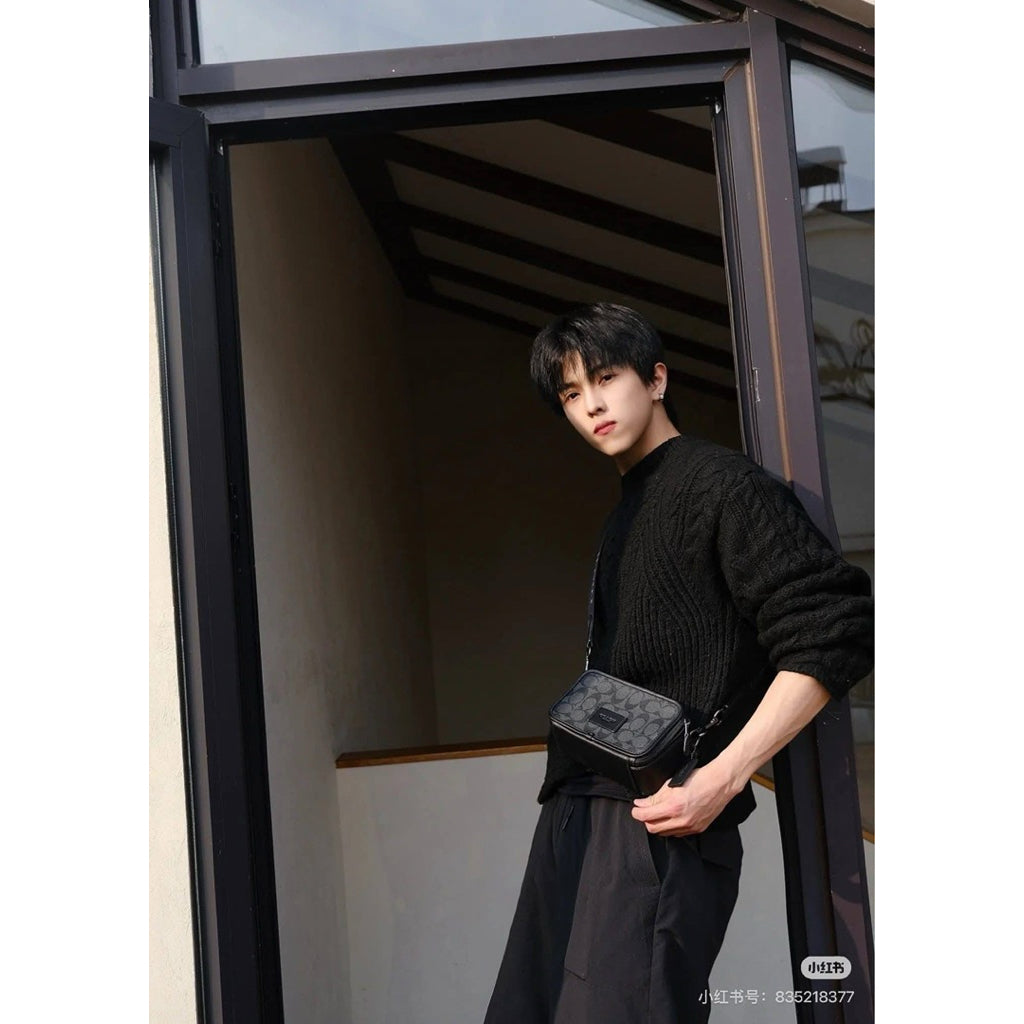ORIG & IMPORTED CCH Wyatt Crossbody Men Bag In Signature Canvas Black