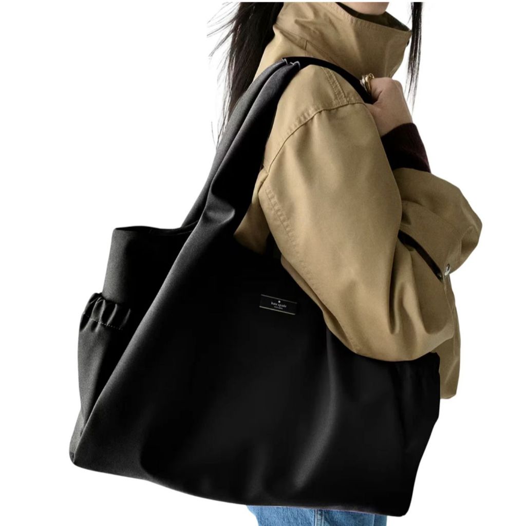ORIG & IMPORTED KS Carter Nylon Large Baby Bag Black / Brown