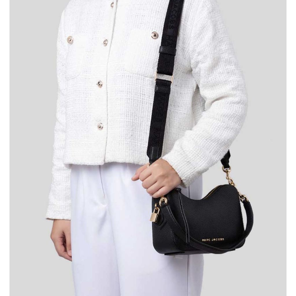 ORIG & IMPORTED MJ Drifter Small Hobo Black Bag