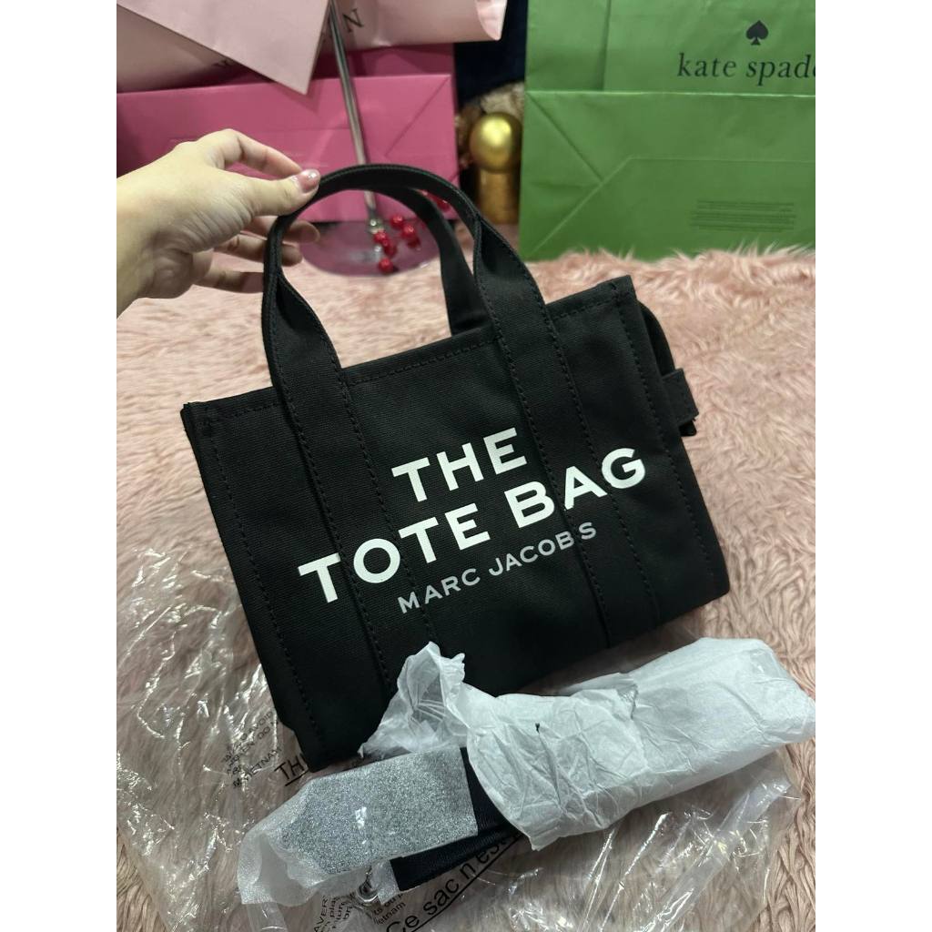ORIG & IMPORTED MJ The Small Tote Black Bag canvas