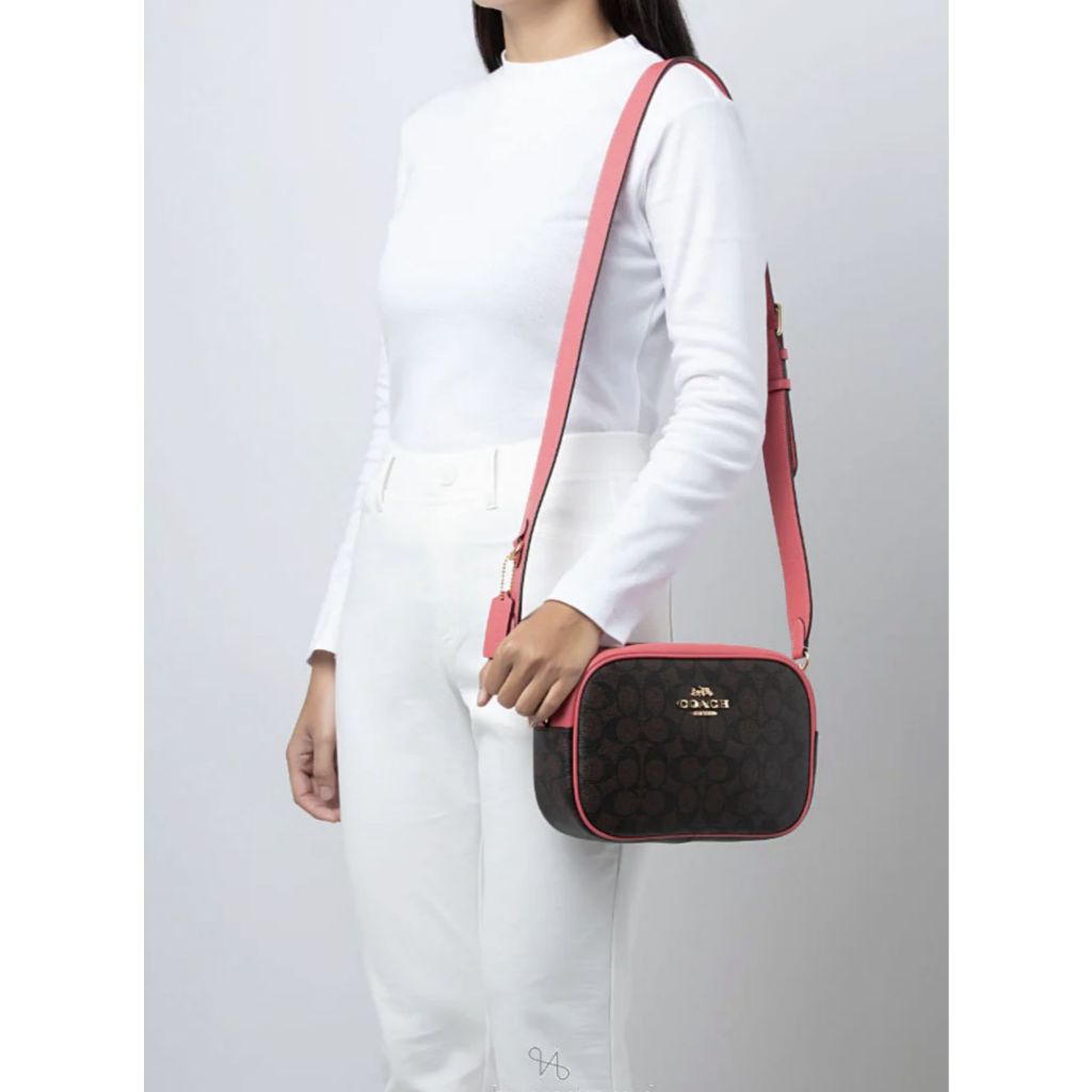ORIG & IMPORTED CCH Jamie Camera Bag in Brown Pink Watermelon