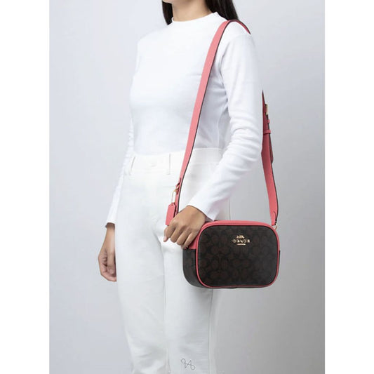 ORIG & IMPORTED CCH Jamie Camera Bag in Brown Pink Watermelon