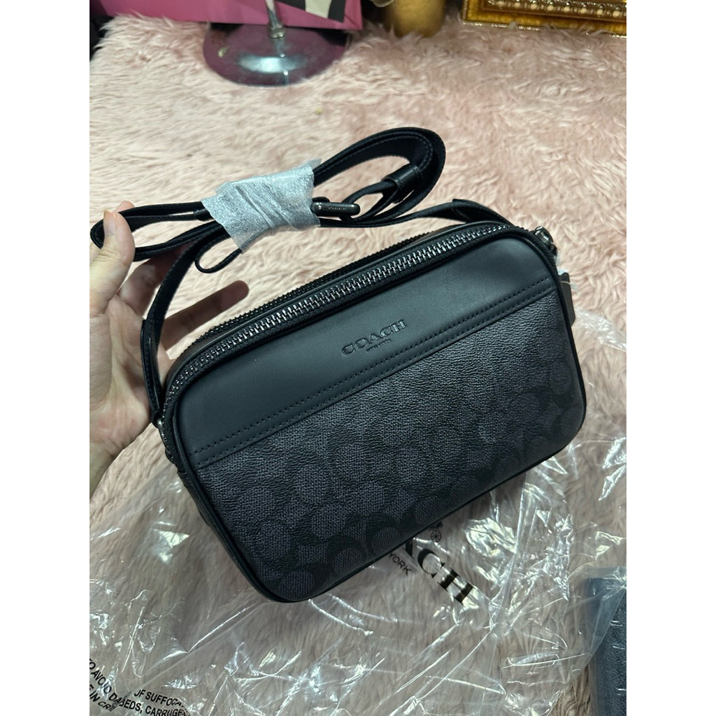 ORIG & IMPORTED CCH Graham Crossbody In Signature Canvas Men's Bag Black