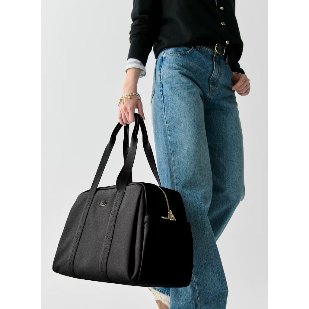 ORIG & IMPORTED KS Carter Nylon Large Weekender Black/Grey/Brown Bag
