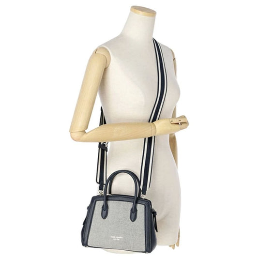 ORIG & IMPORTED KS Knott Canvas Mini Satchel Blue Bag
