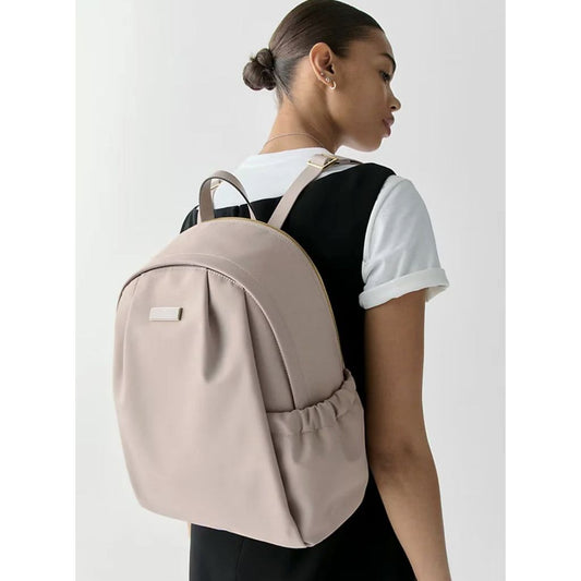 ORIG & IMPORTED KS Carter Large Nylon Backpack Bag Black / Cozy Grey