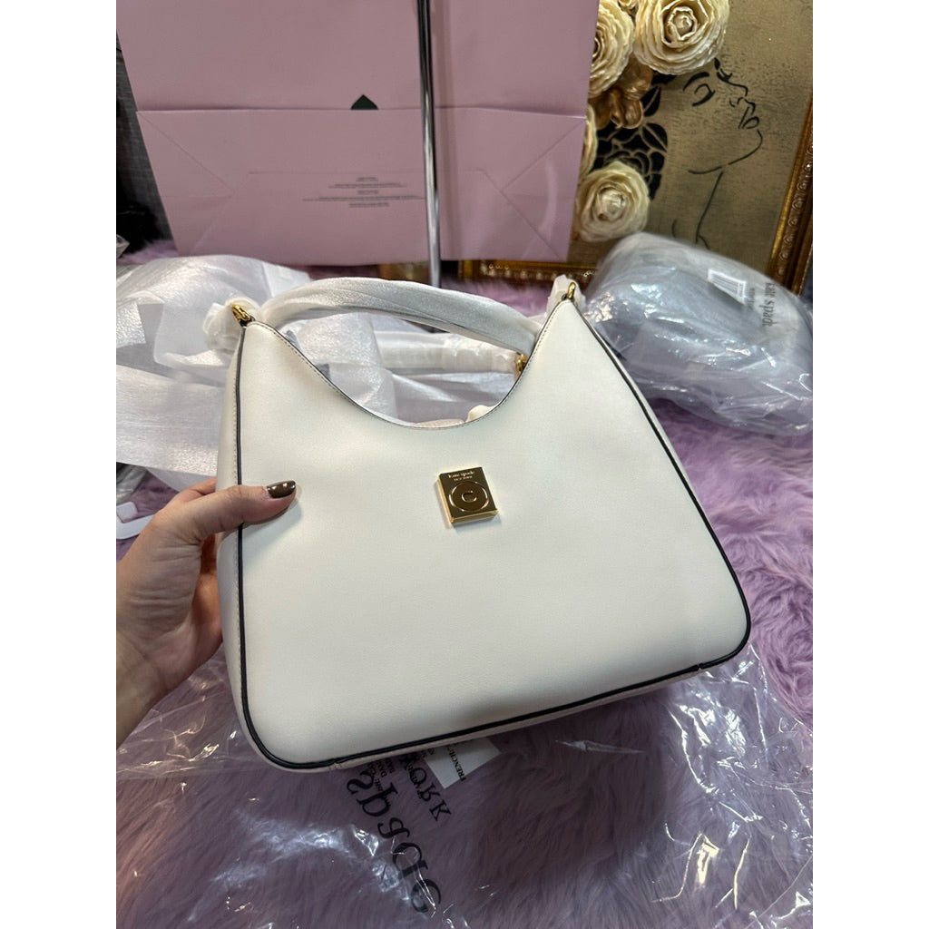 AUTHENTIC/ORIGINAL KS Dakota Large Hobo Bag White Cream