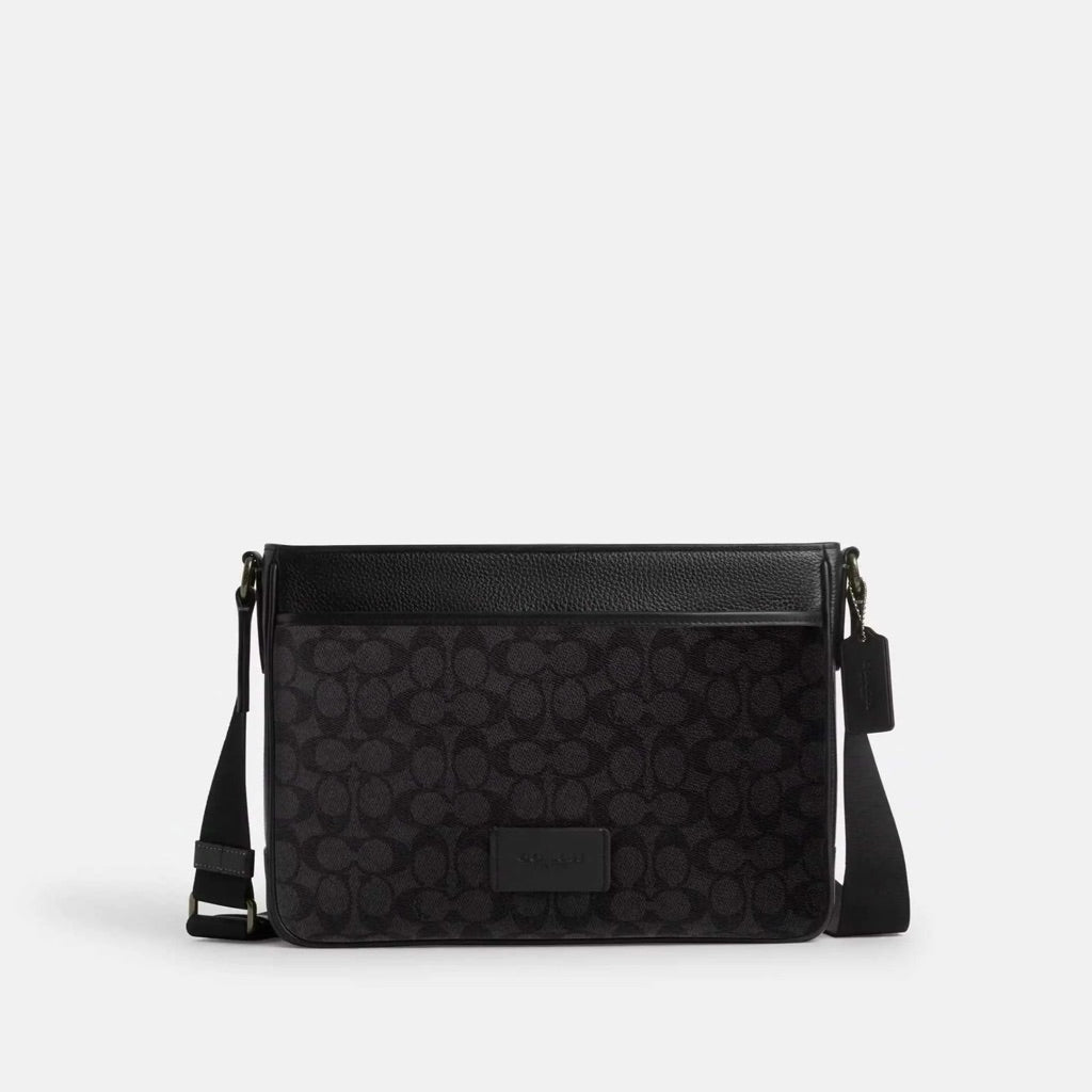 ORIG & IMPORTED CCH District Crossbody Men’s Black Bag In Signature Canvas