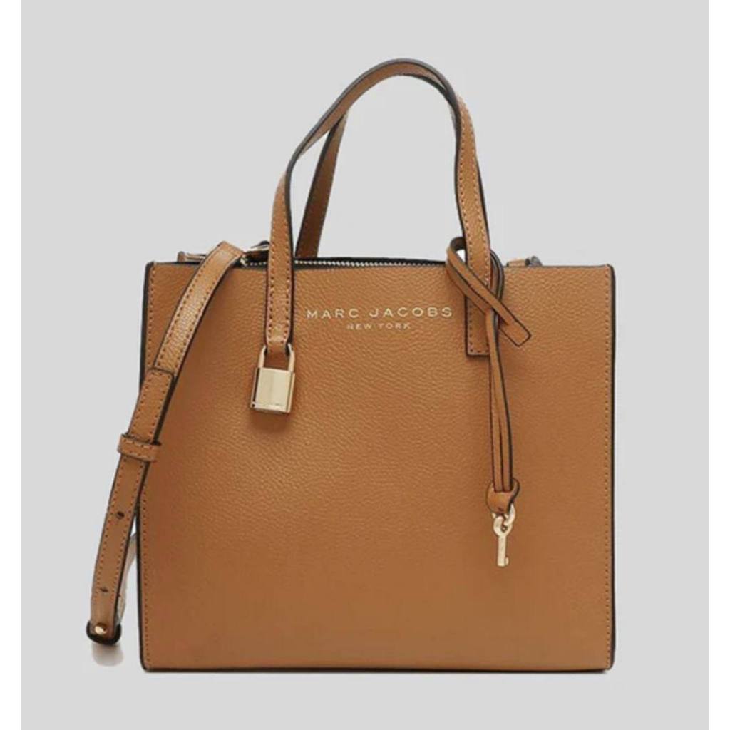 ORIG & IMPORTED MJ Mini Grind Tote Smoked Almond Brown Bag