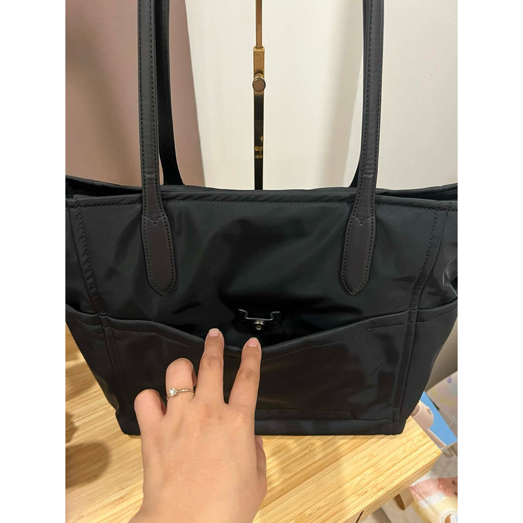 ORIG Preloved KS Chelsea Large Tote Black Nylon Bag