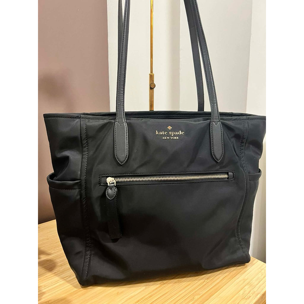 ORIG Preloved KS Chelsea Large Tote Black Nylon Bag