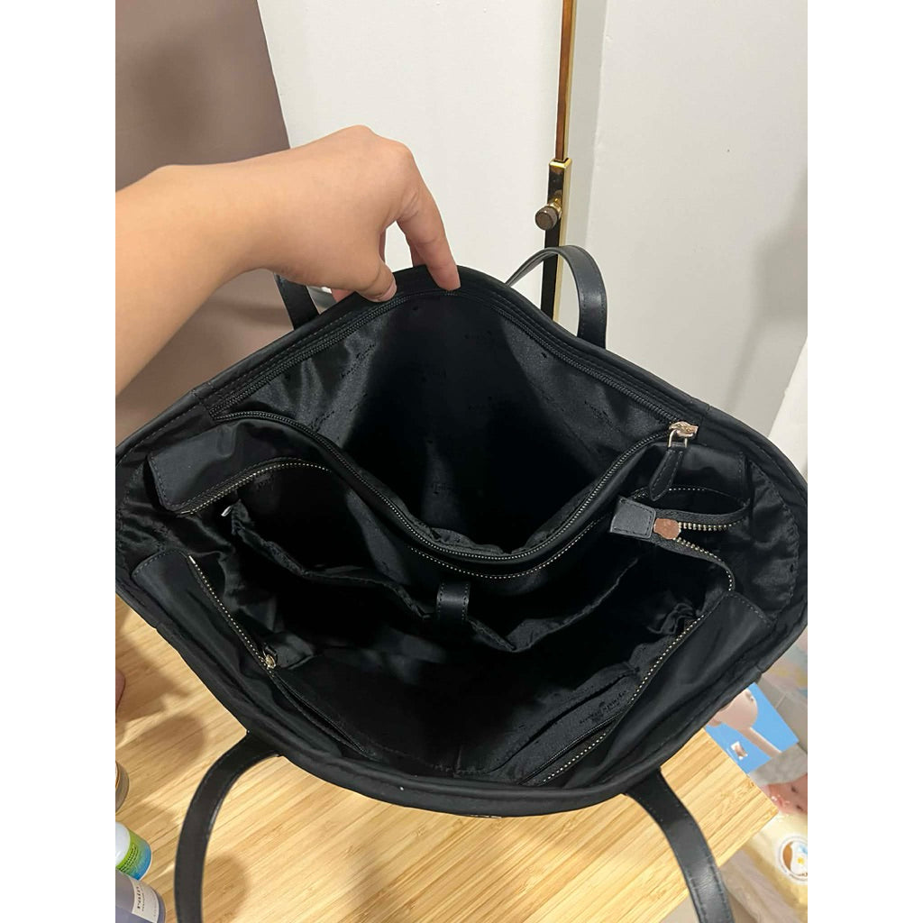 ORIG Preloved KS Chelsea Large Tote Black Nylon Bag