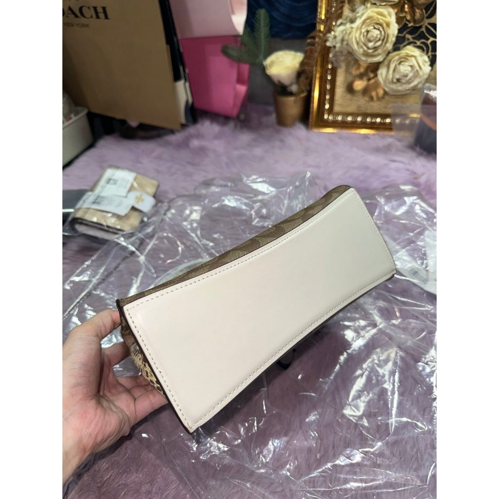 ORIG & IMPORTED CCH Pepper Satchel White Bag